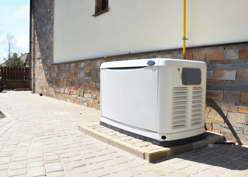 Generator in a Residential Yard